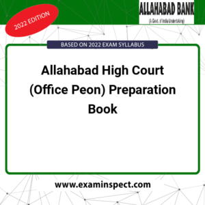 Allahabad High Court (Office Peon) Preparation Book