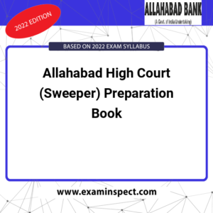 Allahabad High Court (Sweeper) Preparation Book