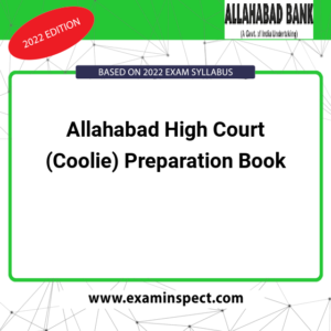 Allahabad High Court (Coolie) Preparation Book