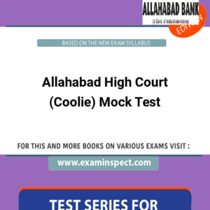 Allahabad High Court (Coolie) Mock Test