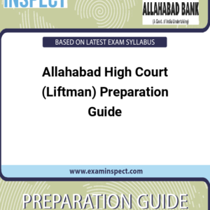 Allahabad High Court (Liftman) Preparation Guide