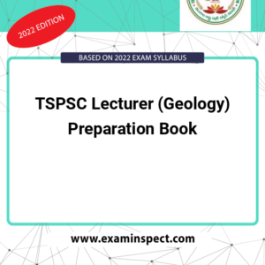 TSPSC Lecturer (Geology) Preparation Book