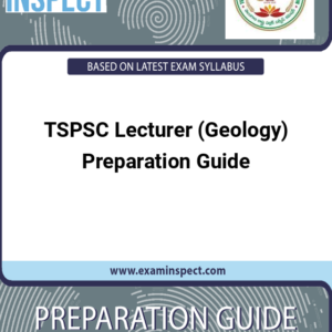 TSPSC Lecturer (Geology) Preparation Guide