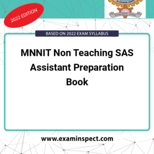 MNNIT Non Teaching SAS Assistant Preparation Book