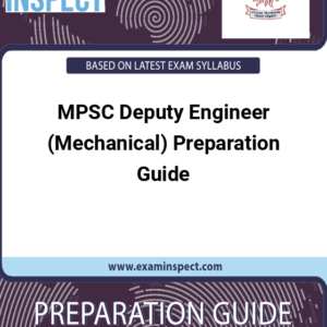 MPSC Deputy Engineer (Mechanical) Preparation Guide