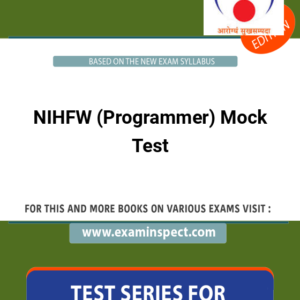 NIHFW (Programmer) Mock Test