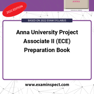 Anna University Project Associate II (ECE) Preparation Book