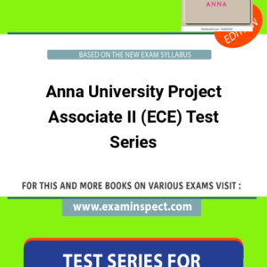 Anna University Project Associate II (ECE) Test Series