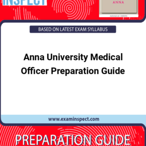 Anna University Medical Officer Preparation Guide