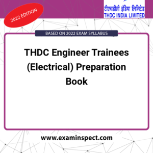 THDC Engineer Trainees (Electrical) Preparation Book