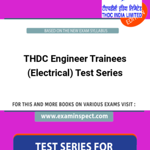 THDC Engineer Trainees (Electrical) Test Series