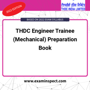 THDC Engineer Trainee (Mechanical) Preparation Book