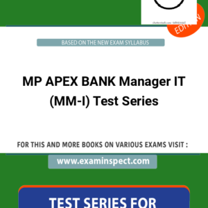 MP APEX BANK Manager IT (MM-I) Test Series