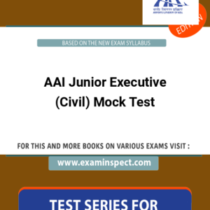 AAI Junior Executive (Civil) Mock Test