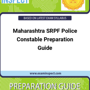 Maharashtra SRPF Police Constable Preparation Guide