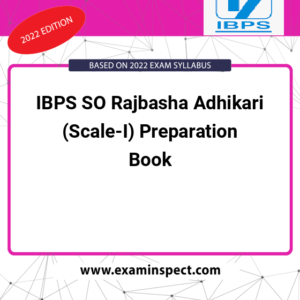 IBPS SO Rajbasha Adhikari (Scale-I) Preparation Book