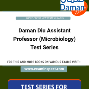 Daman Diu Assistant Professor (Microbiology) Test Series