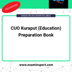 CUO Kuraput (Education) Preparation Book