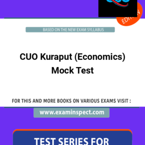 CUO Kuraput (Economics) Mock Test