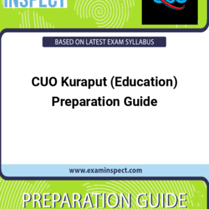 CUO Kuraput (Education) Preparation Guide