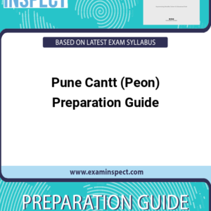 Pune Cantt (Peon) Preparation Guide