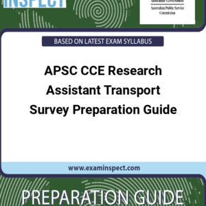 APSC CCE Research Assistant Transport Survey Preparation Guide