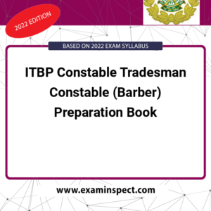 ITBP Constable Tradesman Constable (Barber) Preparation Book