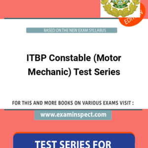 ITBP Constable (Motor Mechanic) Test Series