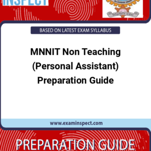 MNNIT Non Teaching (Personal Assistant) Preparation Guide