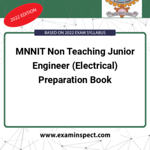 MNNIT Non Teaching Junior Engineer (Electrical) Preparation Book