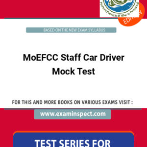 MoEFCC Staff Car Driver Mock Test