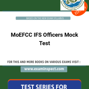 MoEFCC IFS Officers Mock Test