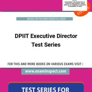 DPIIT Executive Director Test Series