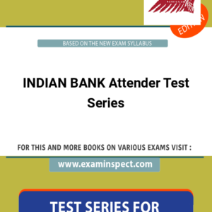 INDIAN BANK Attender Test Series