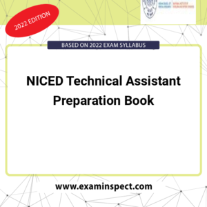 NICED Technical Assistant Preparation Book