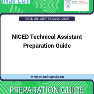 NICED Technical Assistant Preparation Guide
