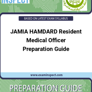 JAMIA HAMDARD Resident Medical Officer Preparation Guide